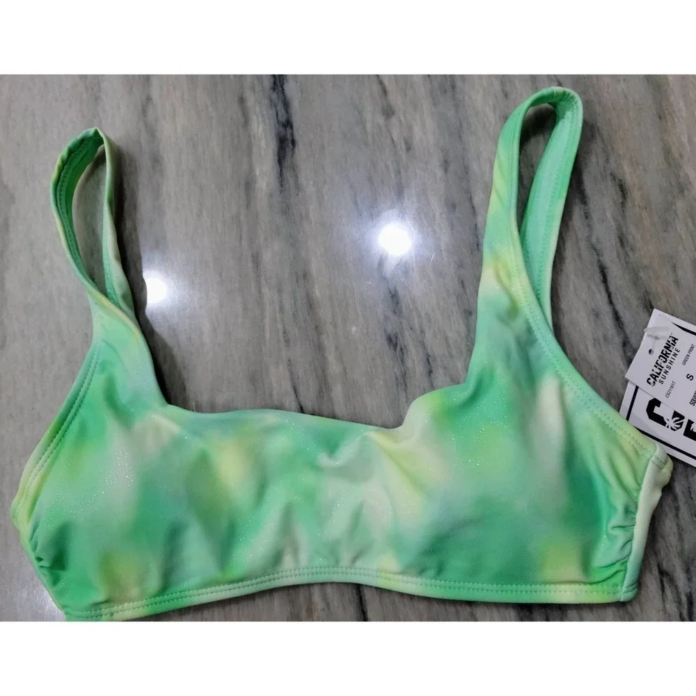 California Sunshine Tie Dye Bikini Top Small
